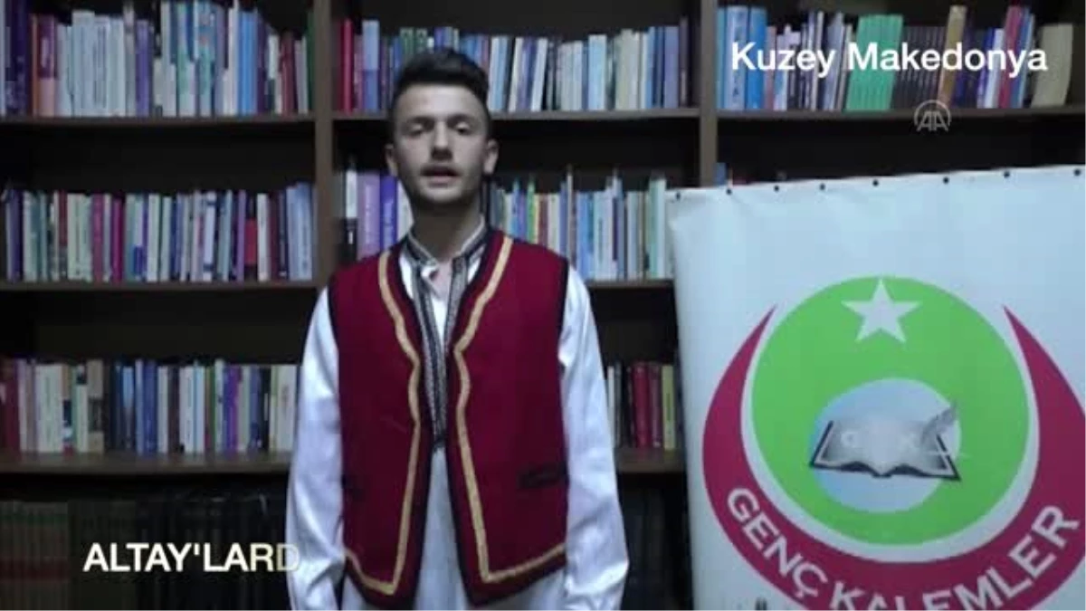 TÜRKSOY\'lu gençler şiirle 19 Mayıs coşkusunu Türk dünyasıyla paylaştı