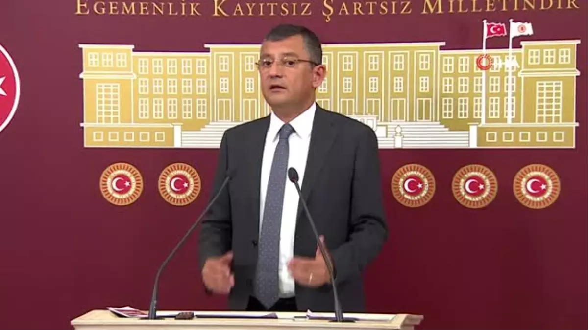 CHP Grup Başkan Vekili Özel: "Meclis\'in açık olması bu ülkenin kader birlikteliği anlamına gelir"