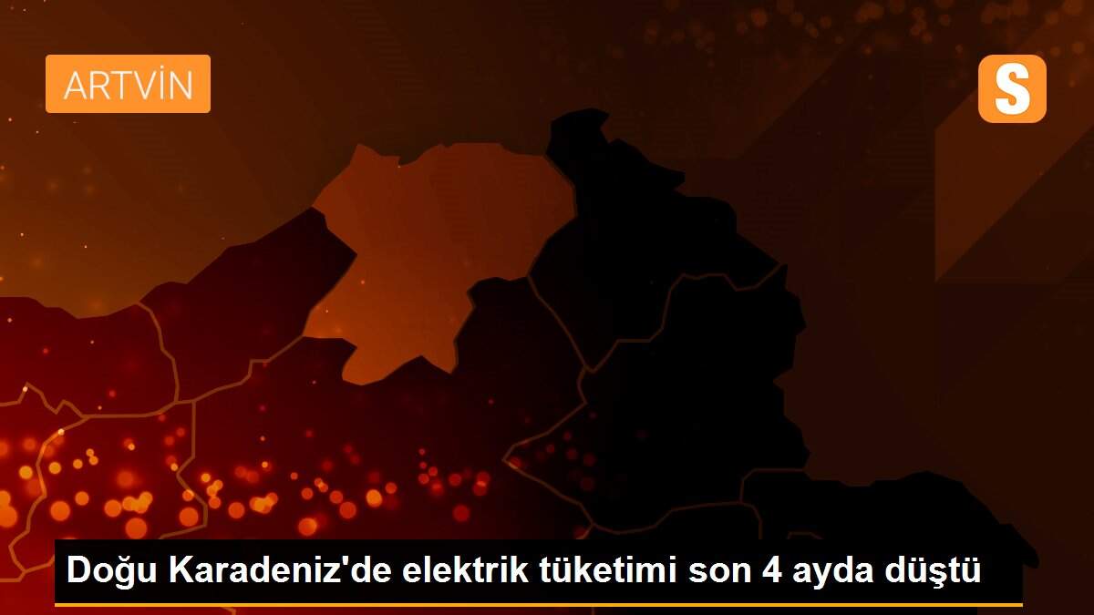 Doğu Karadeniz\'de elektrik tüketimi son 4 ayda düştü