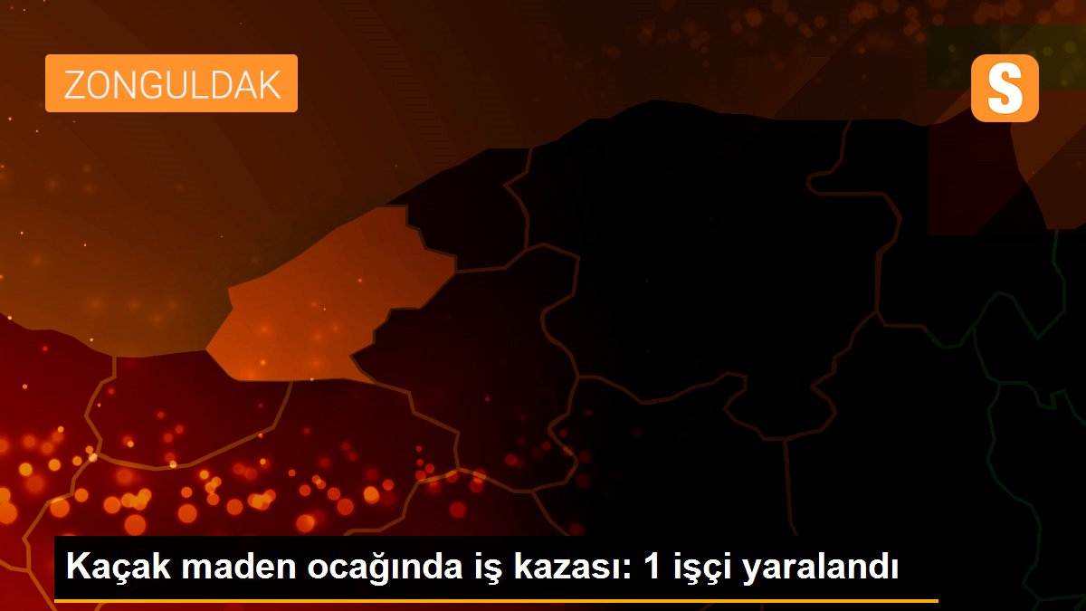 Kaçak maden ocağında iş kazası: 1 işçi yaralandı