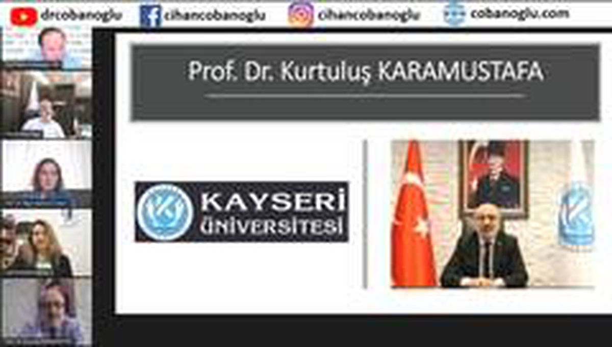 Kayseri Üniversitesi Rektörü, Online Düzenlenen "Rektörler Paneline" Katıldı
