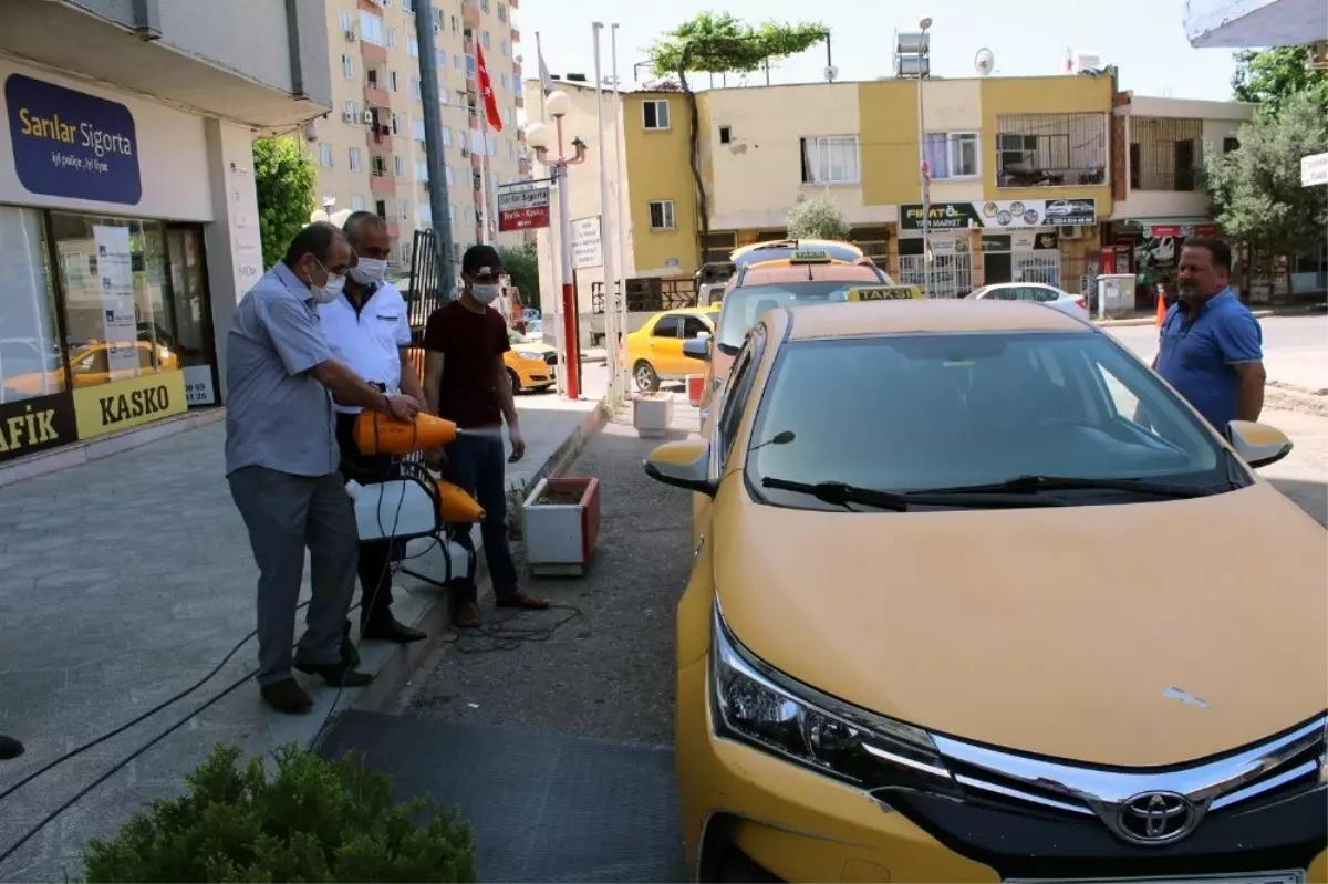 Mersin\'de taksiler her hafta düzenli olarak ilaçlanacak