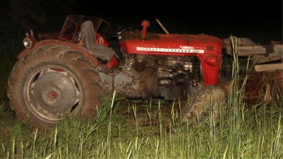 Tarlaya gübre götürürken devrilen traktörün sürücüsü hayatını kaybetti