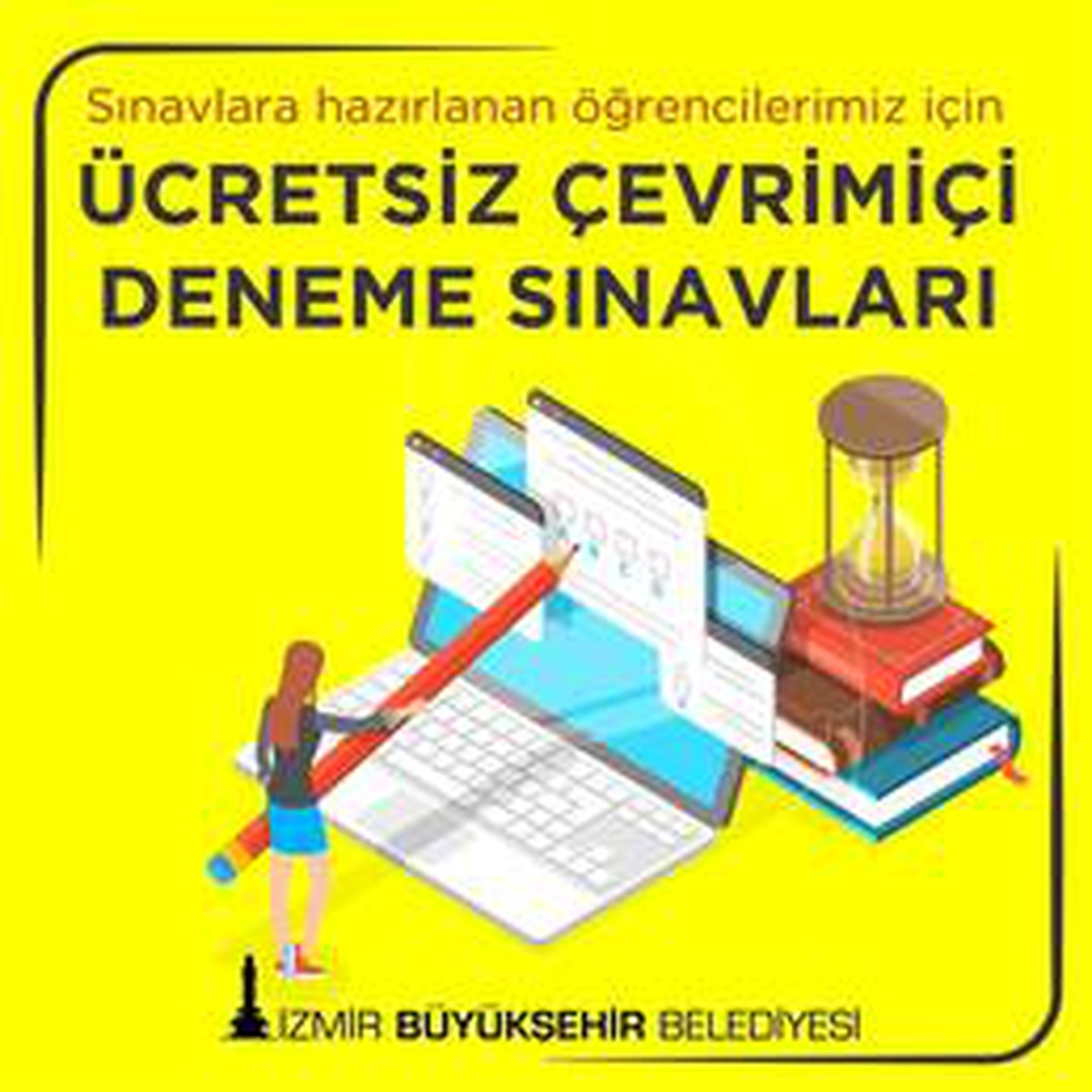 Büyükşehir\'den öğrencilere online deneme sınavları