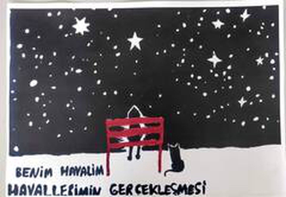 \'Hayalini çiz\' resim yarışmasında dereceye girenler ödüllerini aldı