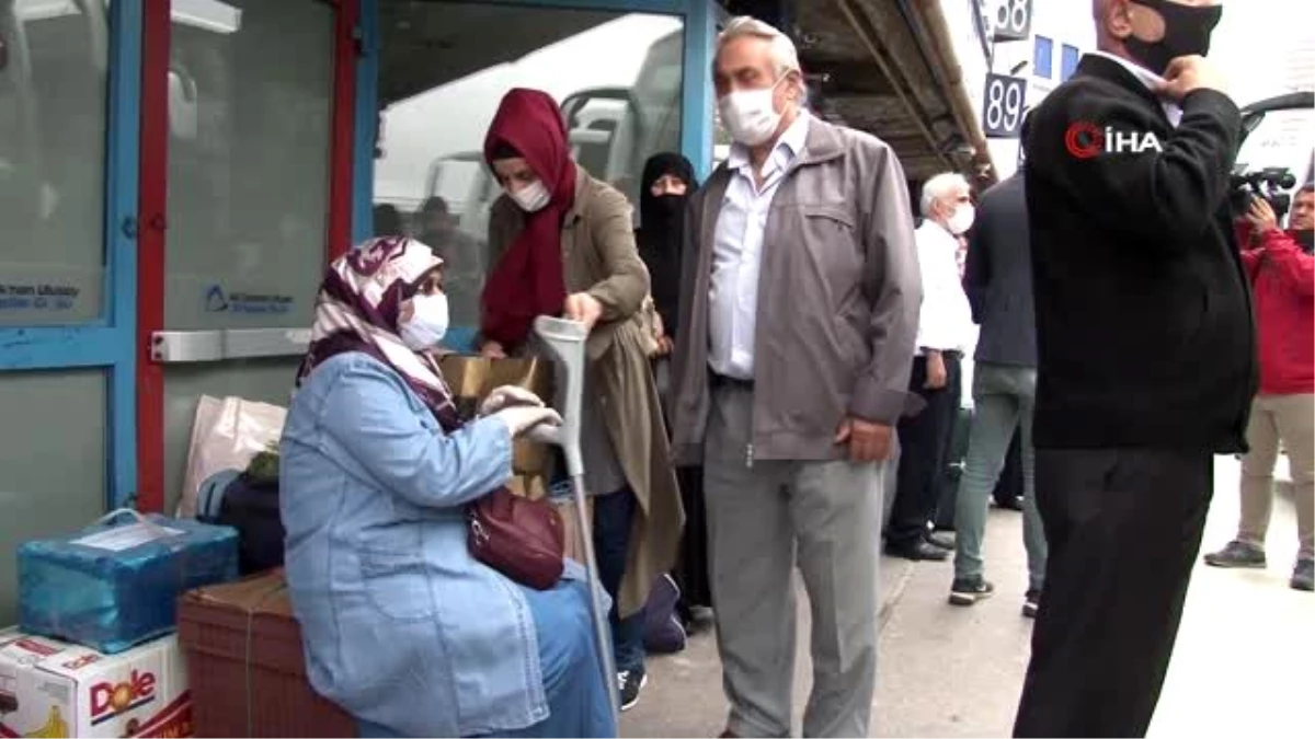 İzin belgesini alan 65 yaş üstü vatandaşlar İstanbul\'dan ayrılmaya başladı