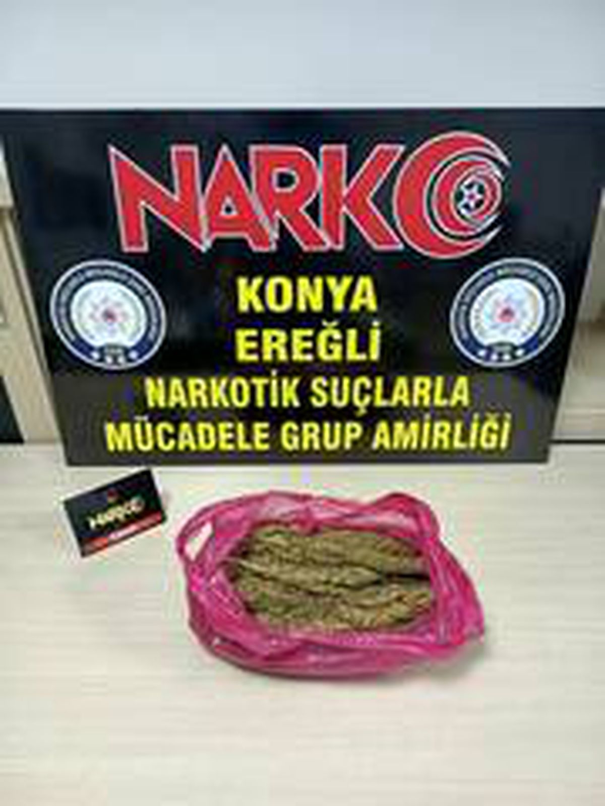 Konya\'da 816 gram esrar ele geçirildi