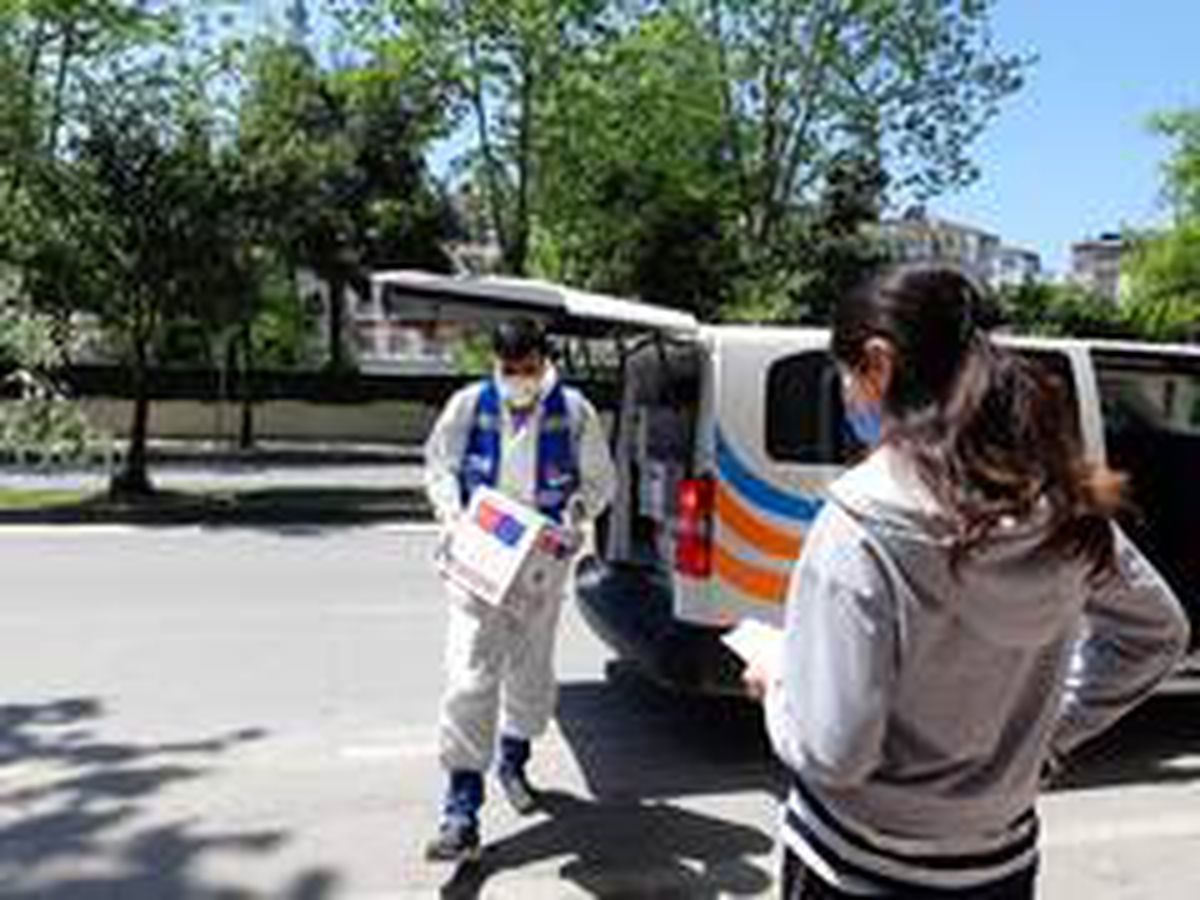 Korona virüs ile mücadele kapsamında hijyen kiti dağıtımı