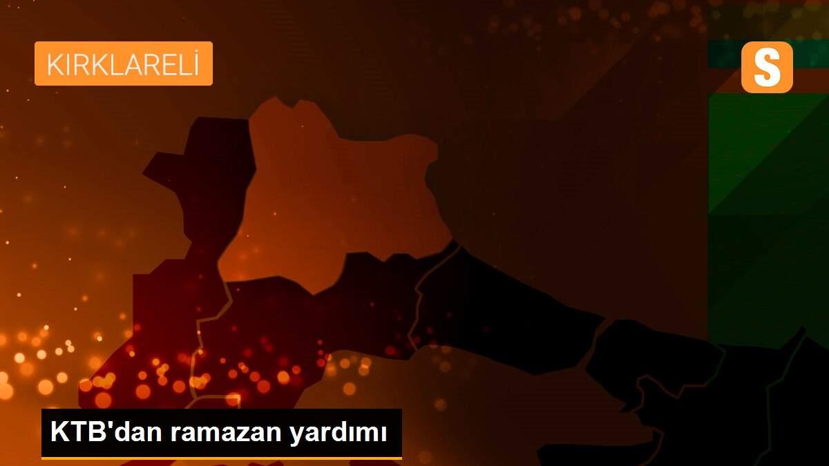 KTB\'dan ramazan yardımı