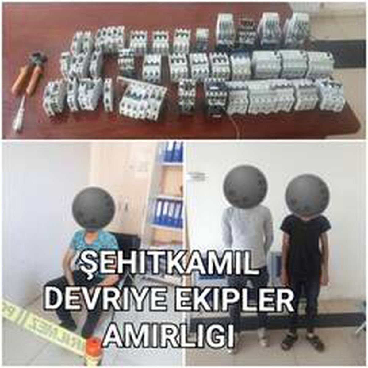Sigorta şalteri hırsızları yakalandı