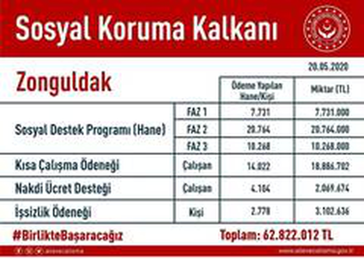 Aile Çalışma Sosyal Hizmetler Bakanlığından sosyal koruma desteği