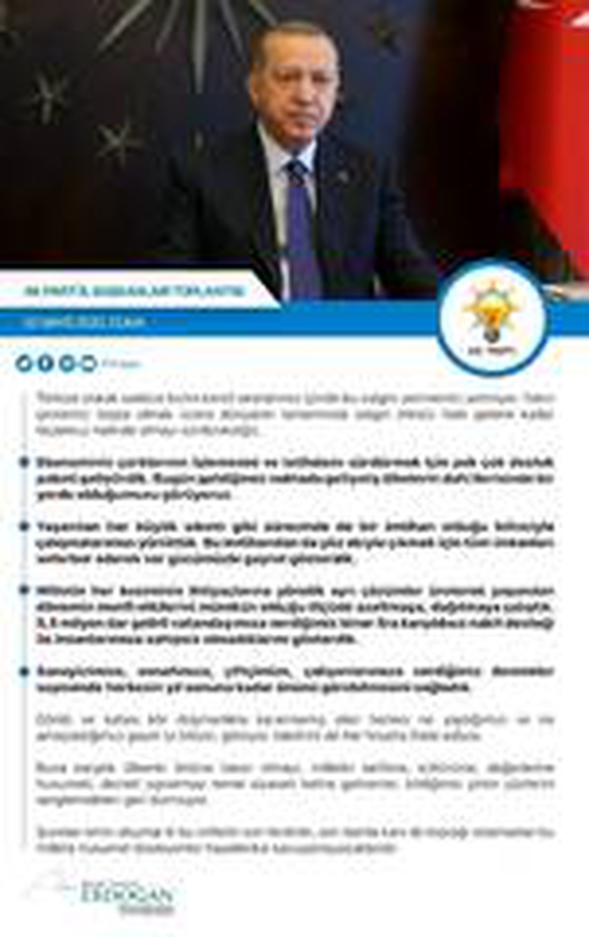 Erdoğan: "Salgın dünyanın tamamında etkisiz hale gelene kadar teyakkuz halinde olacağız"