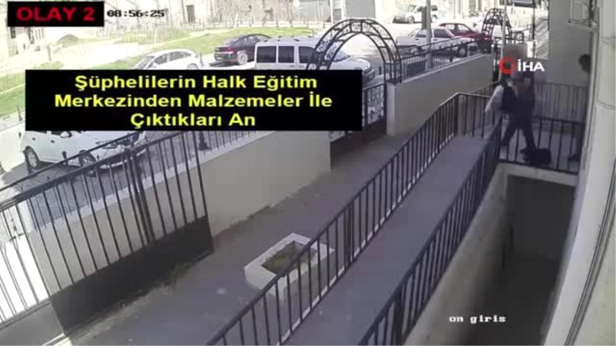 Hırsızlık şüphelileri kamerada