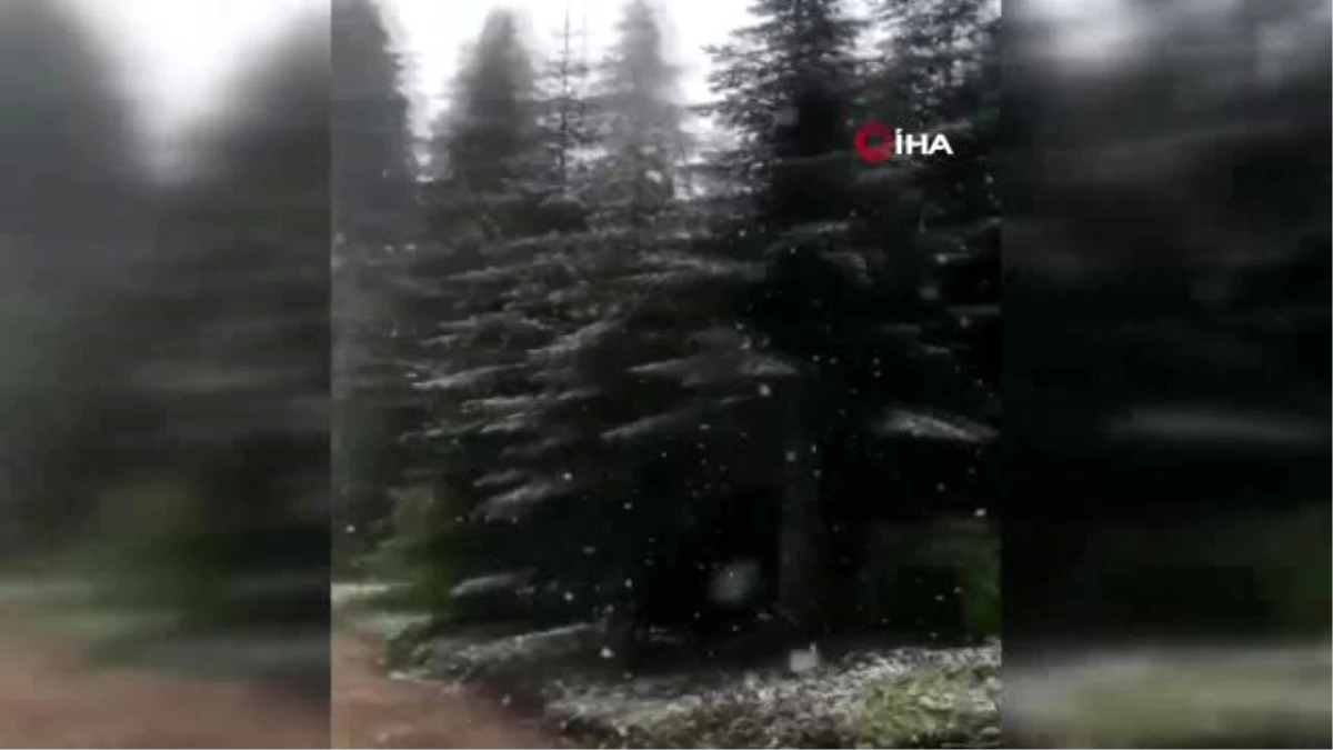 Karabük\'ün yüksek kesimlerinde kar yağışı etkili oldu