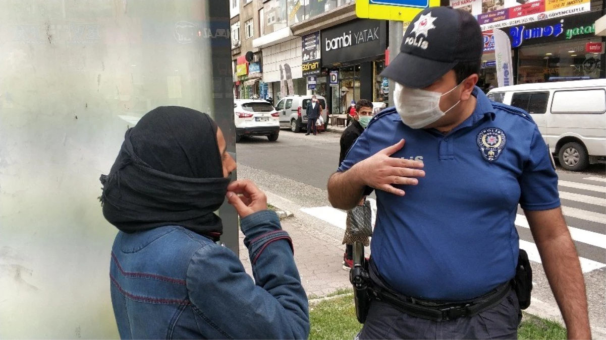 Kimliksiz dilenci polise zor anlar yaşattı