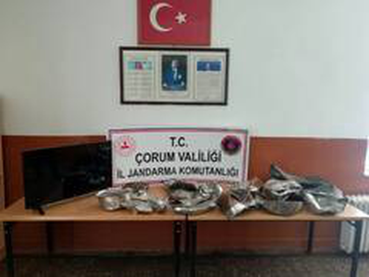 Ortaköy\'de hırsızlık şüphelileri yakalandı
