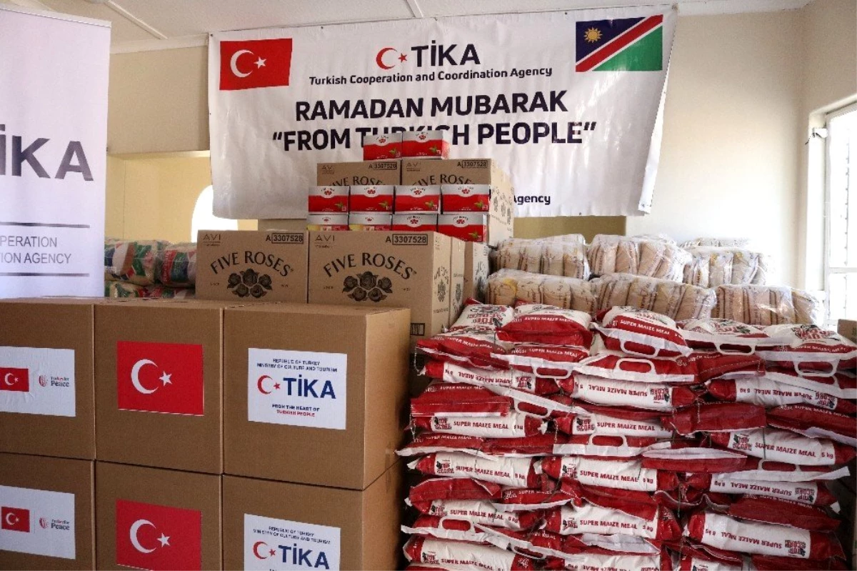 TİKA\'dan Namibya\'ya Ramazan yardımı