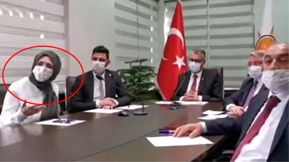 AK Partili kadın kolları başkanının "Kızmayın sakın" diyerek Erdoğan\'a söylediği söz, toplantıya damga vurdu