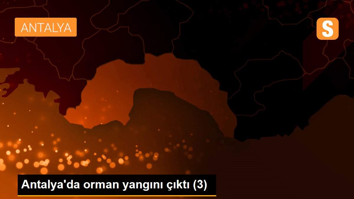 Antalya\'da orman yangını çıktı (3)