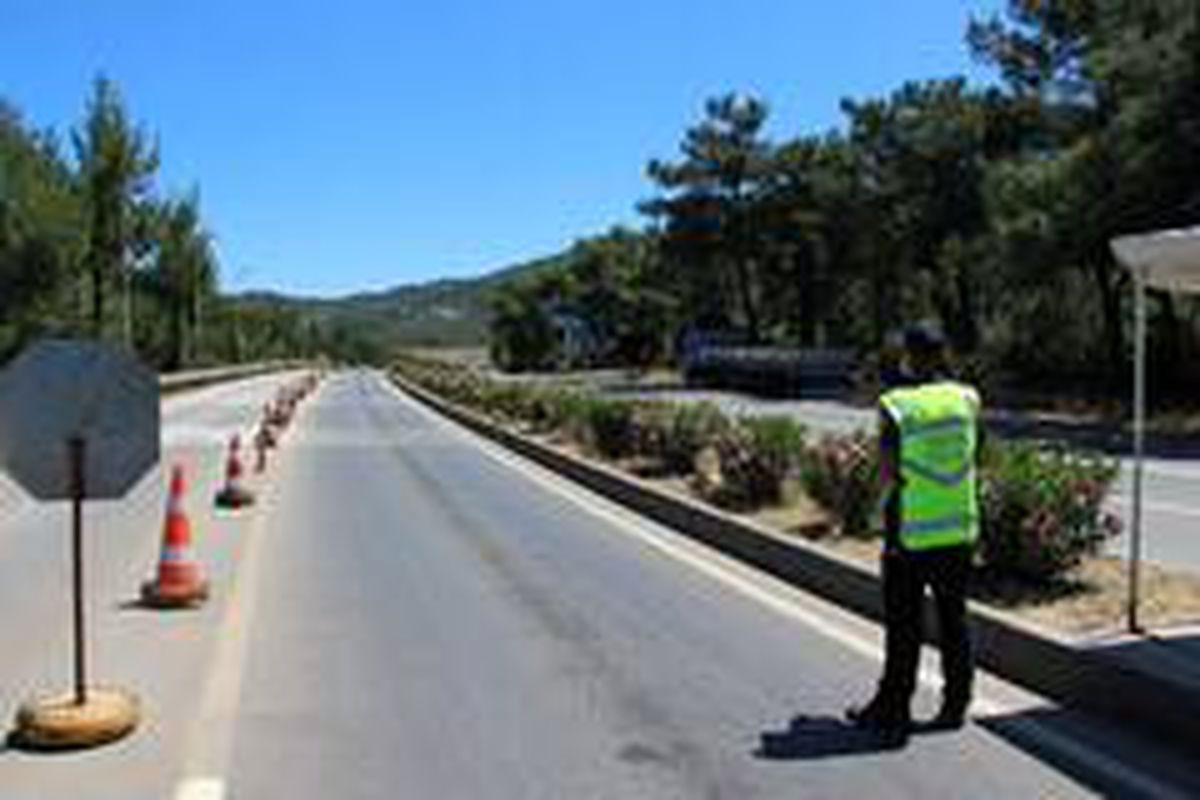 Bayram öncesi Bodrum\'a giren araç sayısı 150 binlerden sıfıra düştü