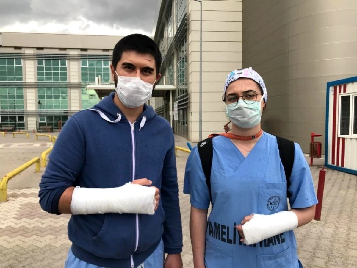 Kırıkkale\'de iki doktor tekme-tokat darp edildi