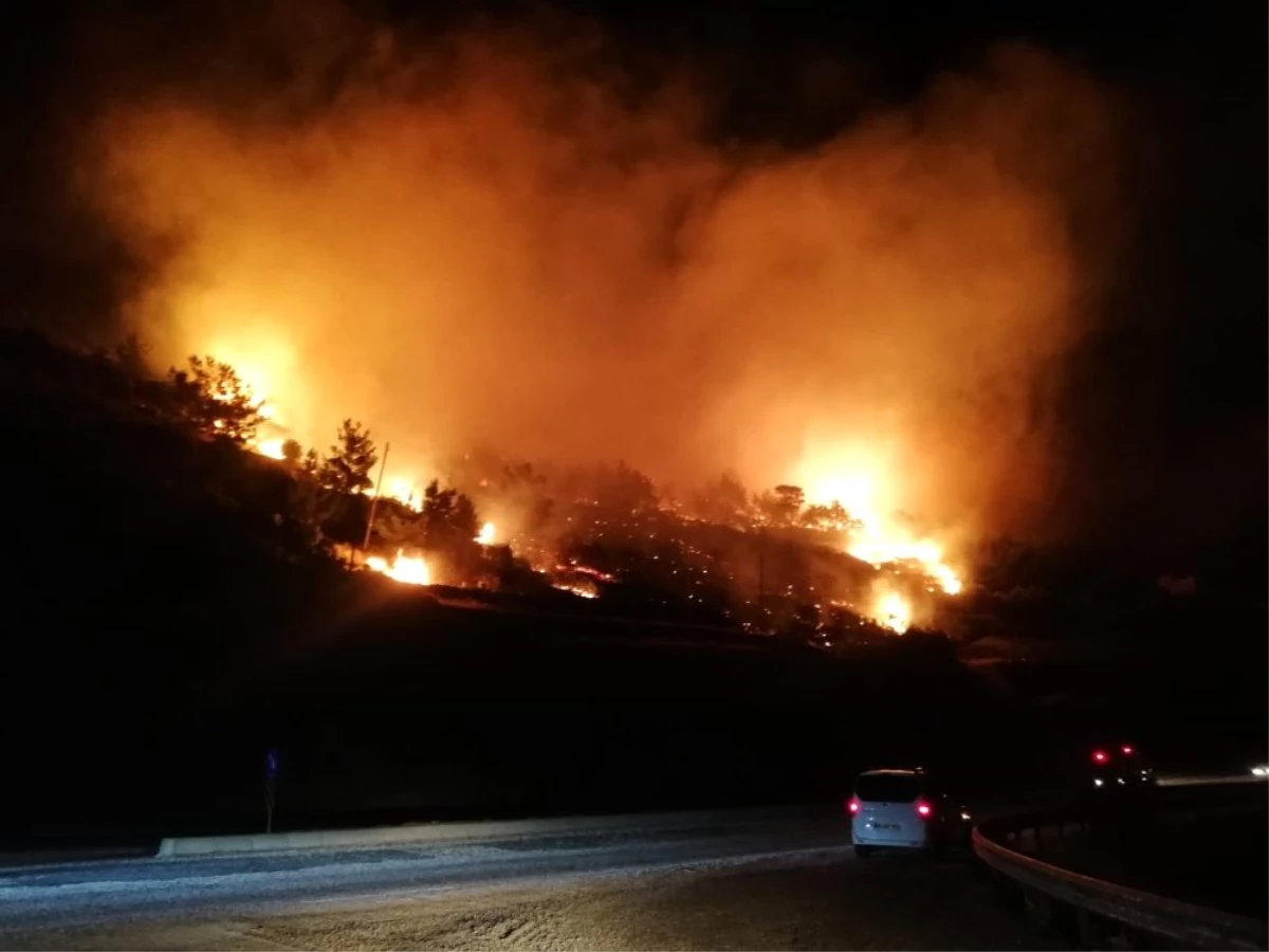Mersin\'de orman yangını: 3 hektar kızılçam ormanı zarar gördü
