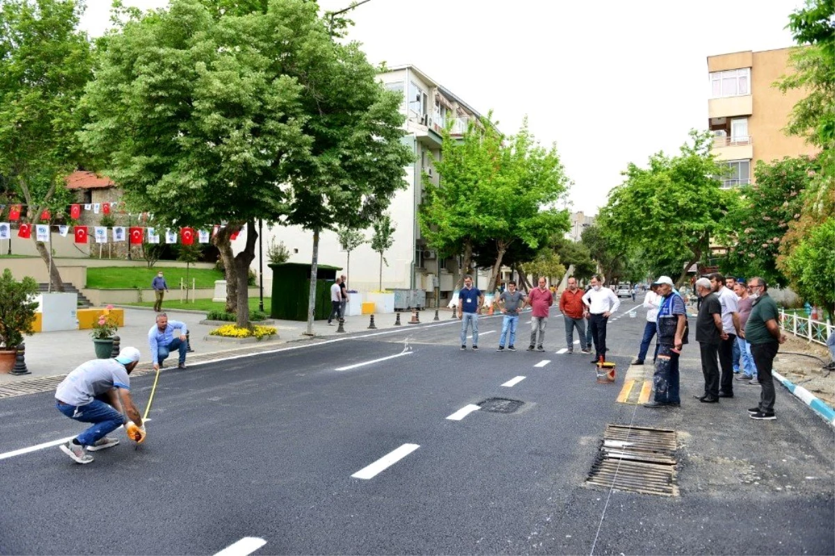 Yazar Mehmet Serez Caddesi yeni haliyle göz kamaştırıyor