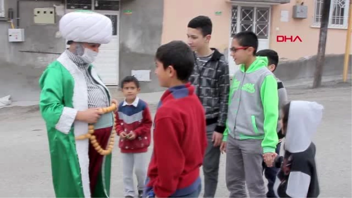 Malatya\'da, çocuklara Nasreddin Hoca ve Keloğlan sürprizi
