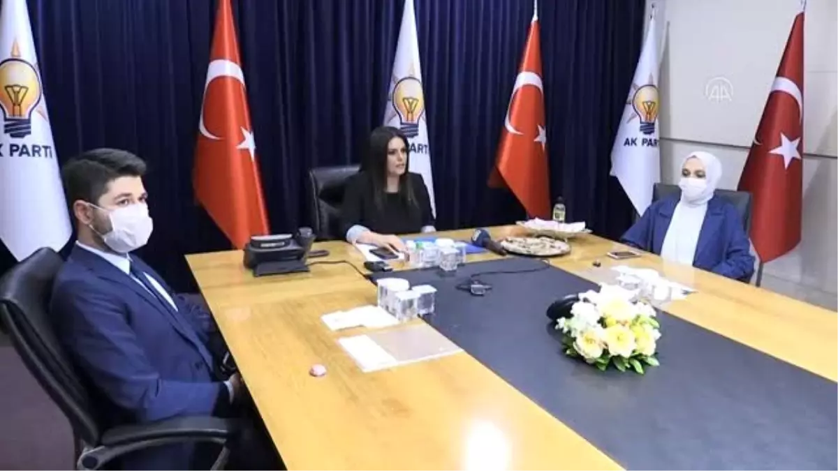 AK Parti\'de partiler arası bayramlaşma video konferansla yapıldı