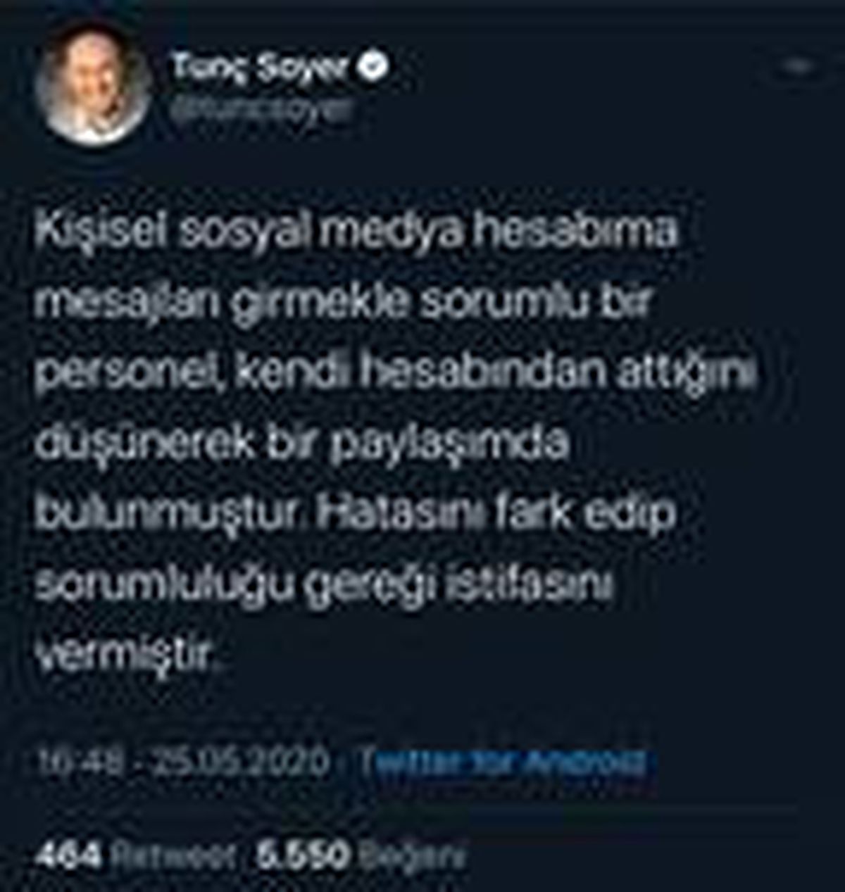 Ak Partili Dağ\'dan, Tunç Soyer\'e \'troll hesap\' eleştirisi (2)