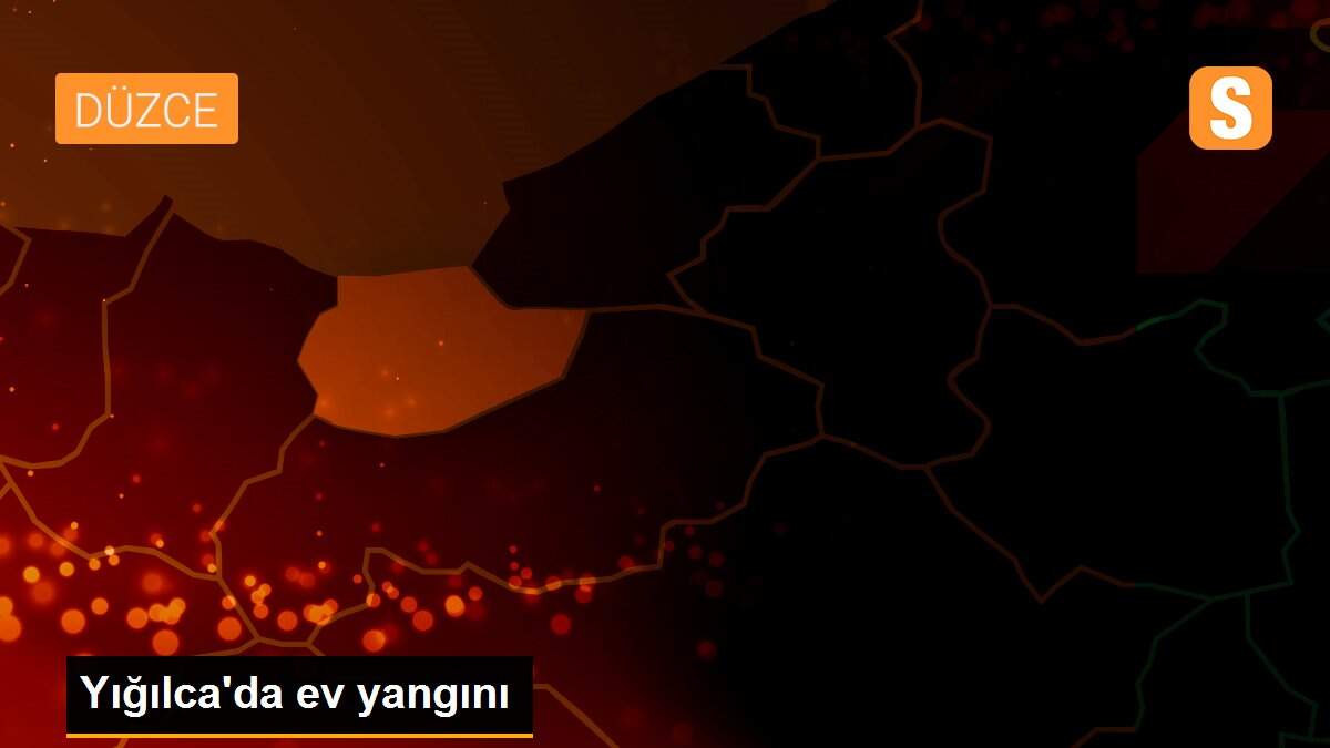 Yığılca\'da ev yangını