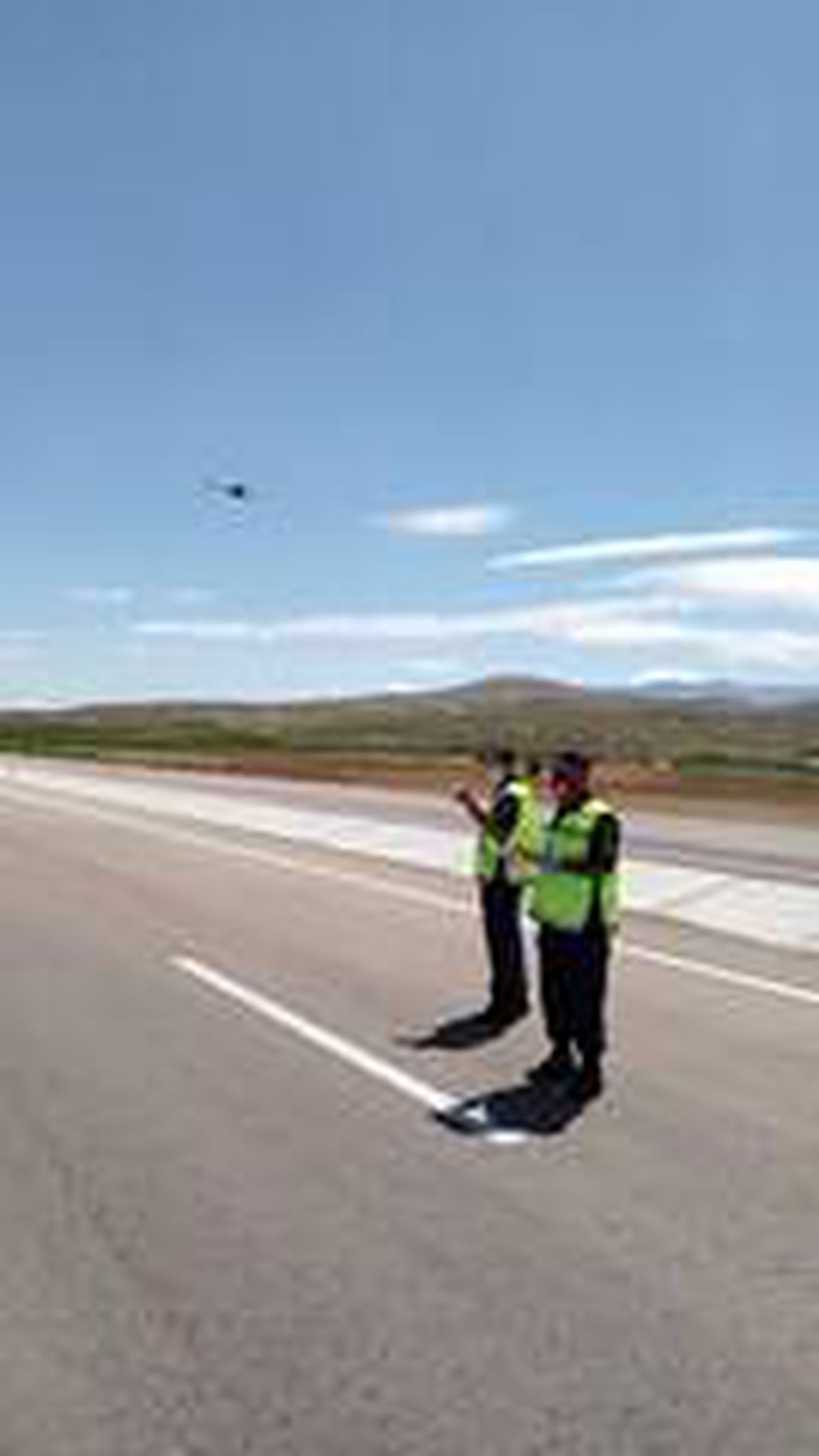 Jandarma trafiği yerden ve havadan denetledi