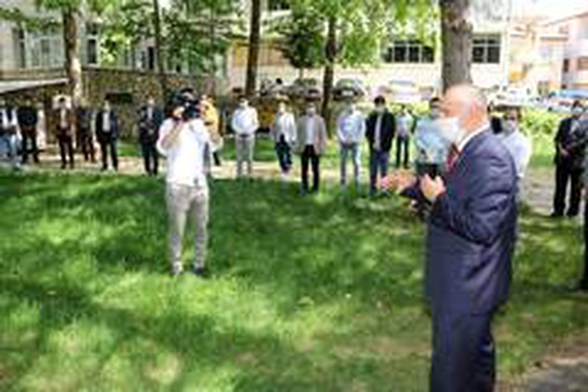 Başkan Öztürk personeliyle bayramlaştı