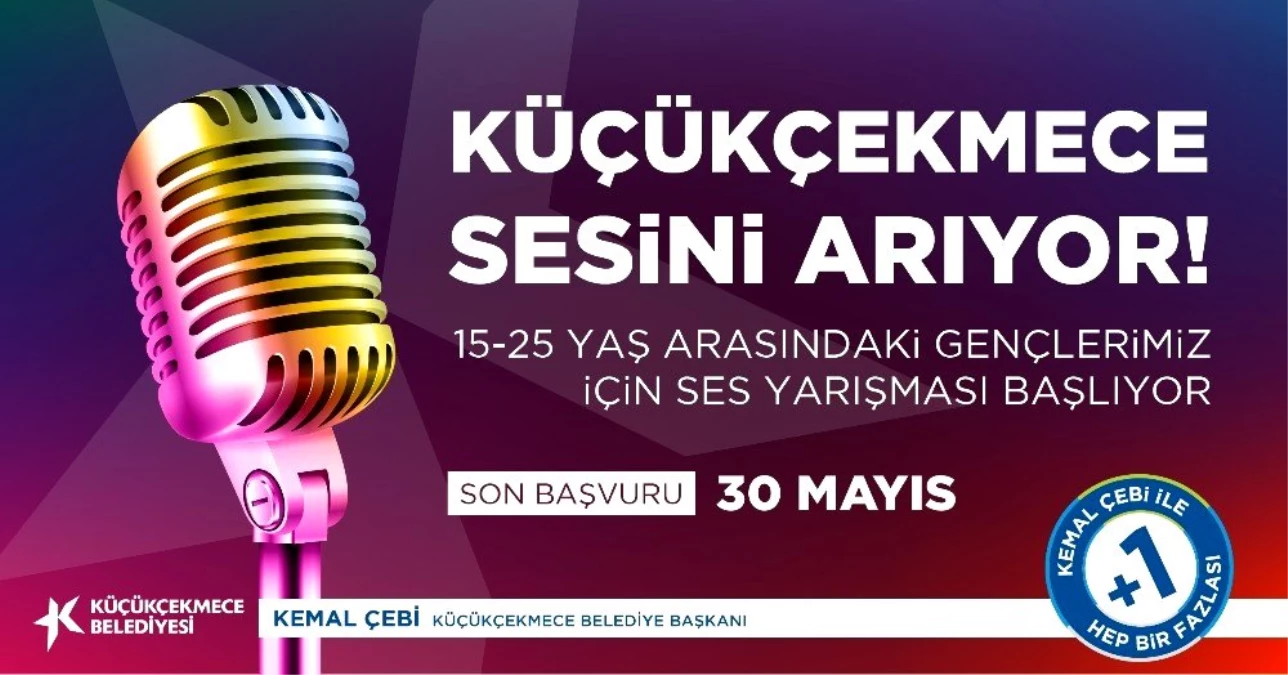 Küçükçekmece ses yarışması başvuruları başladı