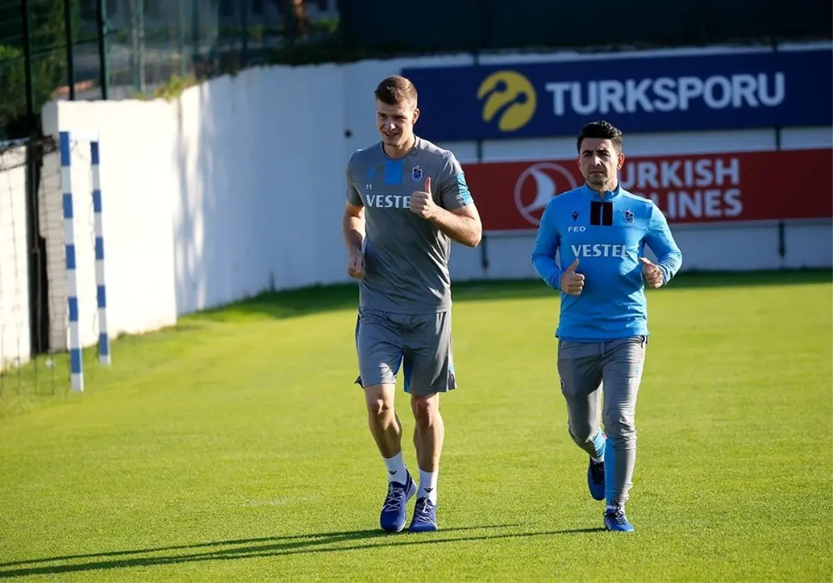 Trabzonspor günü çift antrenmanla tamamladı