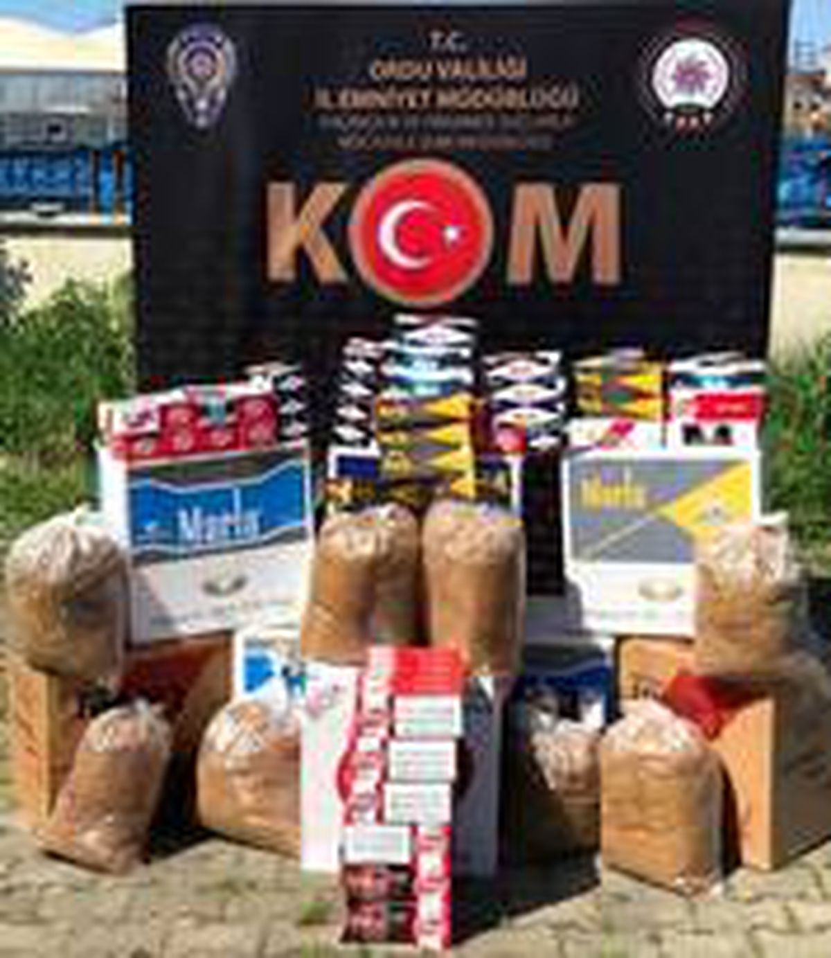 Ordu\'da kaçak tütün operasyonu