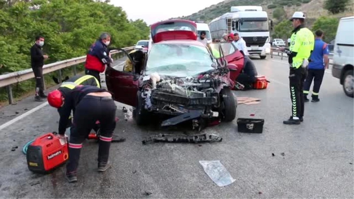 Trafik kazasında 2 kişi yaralandı