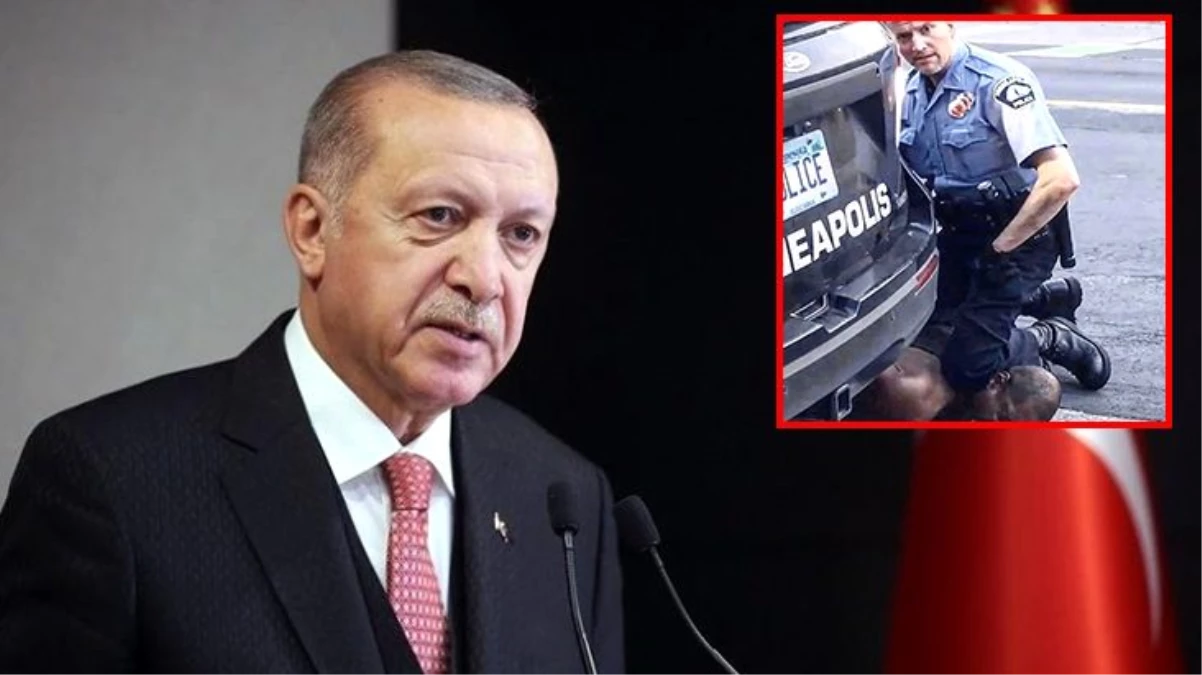 Cumhurbaşkanı Erdoğan\'dan, polisin boğarak öldürdüğü ABD\'li siyahi hakkında ilk yorum: İnsanlık dışı zihniyet