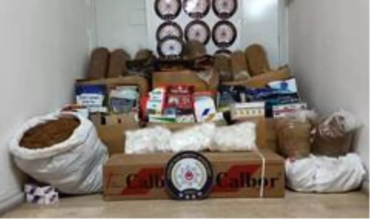 Denizli\'de 687 kilogram kaçak tütün ele geçirildi