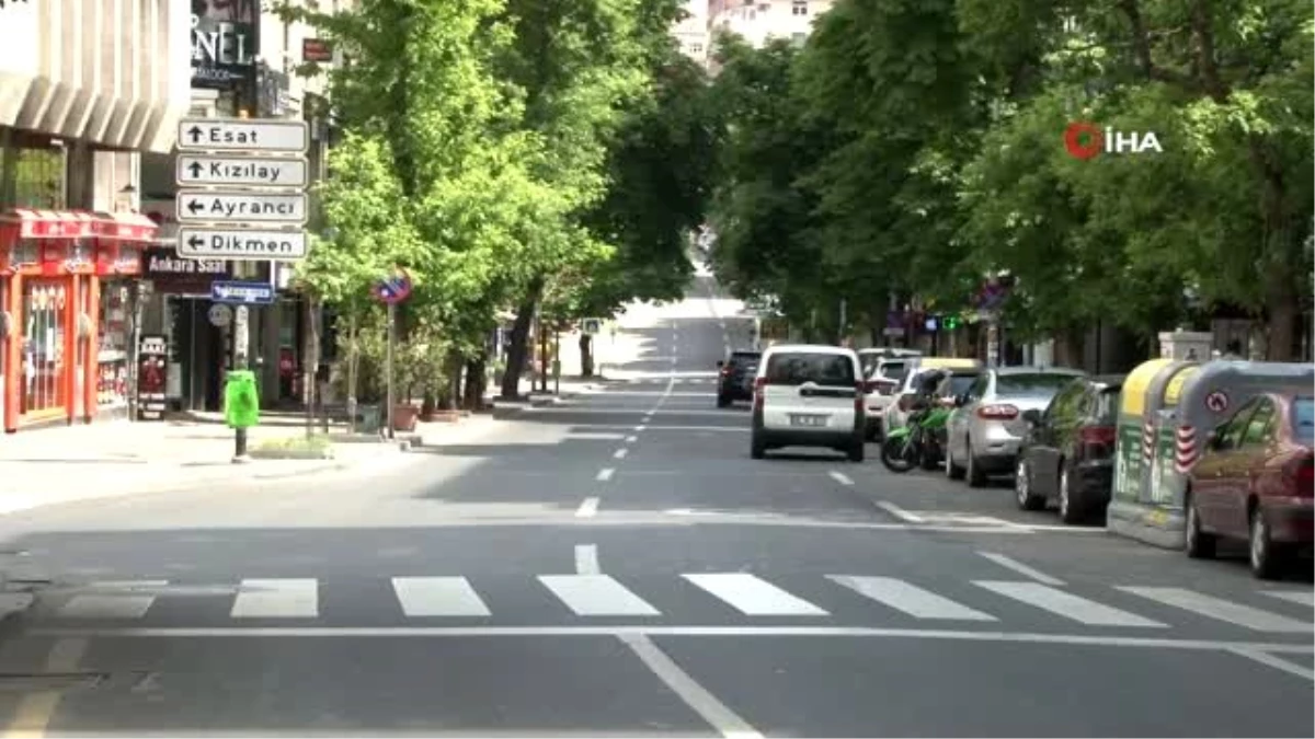 Ankara sokakları yine boş kaldı