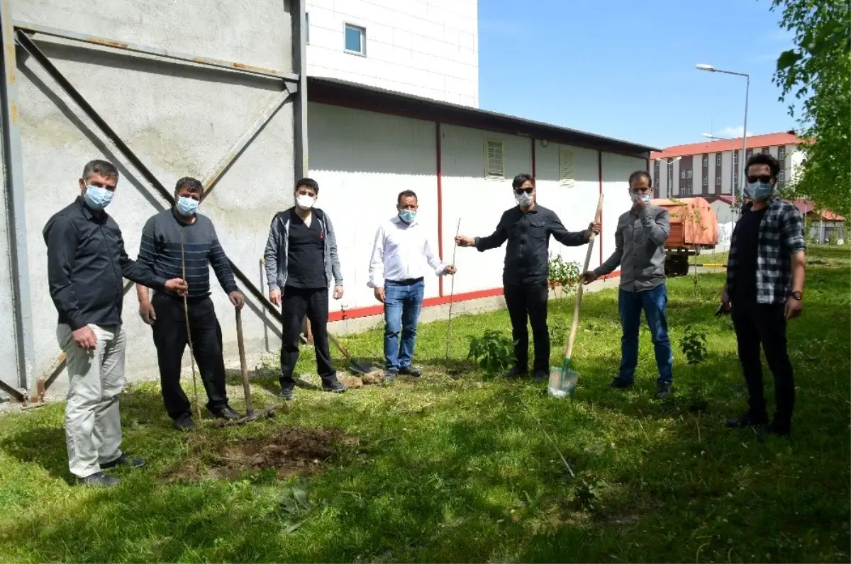 Fedakar sağlık çalışanlarına ağaç dikme etkinliği düzenlendi