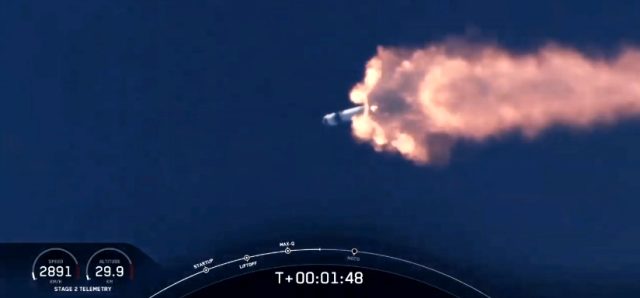 Son Dakika: SpaceX'in ilk insanlı uzay mekiği fırlatıldı