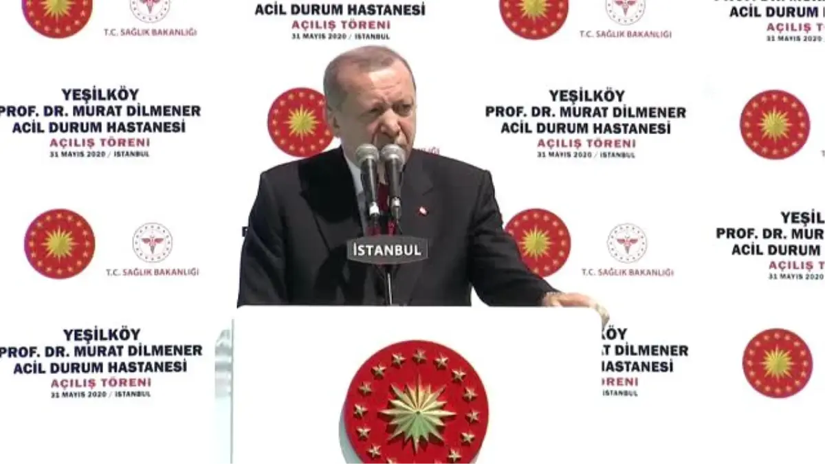 Cumhurbaşkanı Erdoğan: "Herhangi bir hasta uçakla gelip bu hastanelere ulaşabilir"