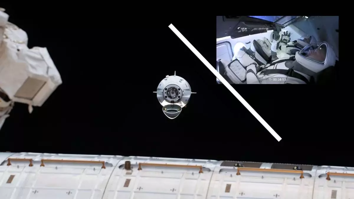 SpaceX Crew Dragon, ISS\'e Kenetleniyor! Canlı Yayını Kaçırmayın