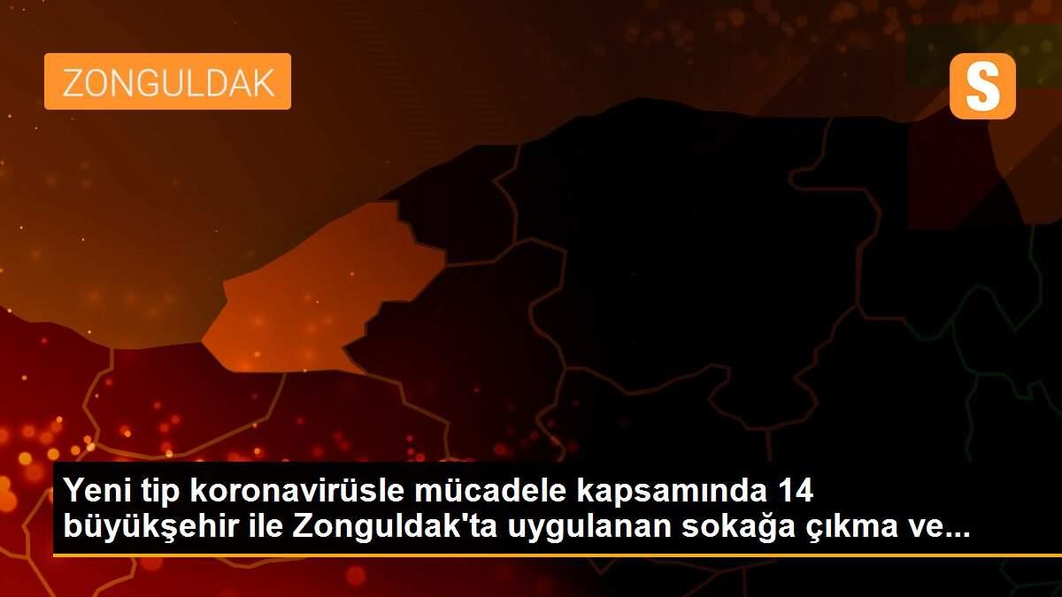 Yeni tip koronavirüsle mücadele kapsamında 14 büyükşehir ile Zonguldak\'ta uygulanan sokağa çıkma ve...