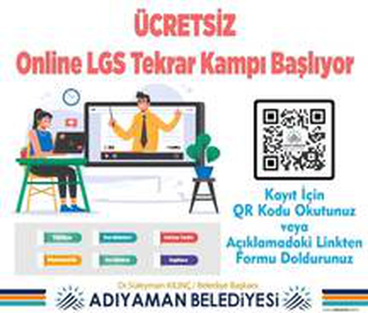 Adıyaman\'da online hızlandırılmış kursuna kayıtlar başladı