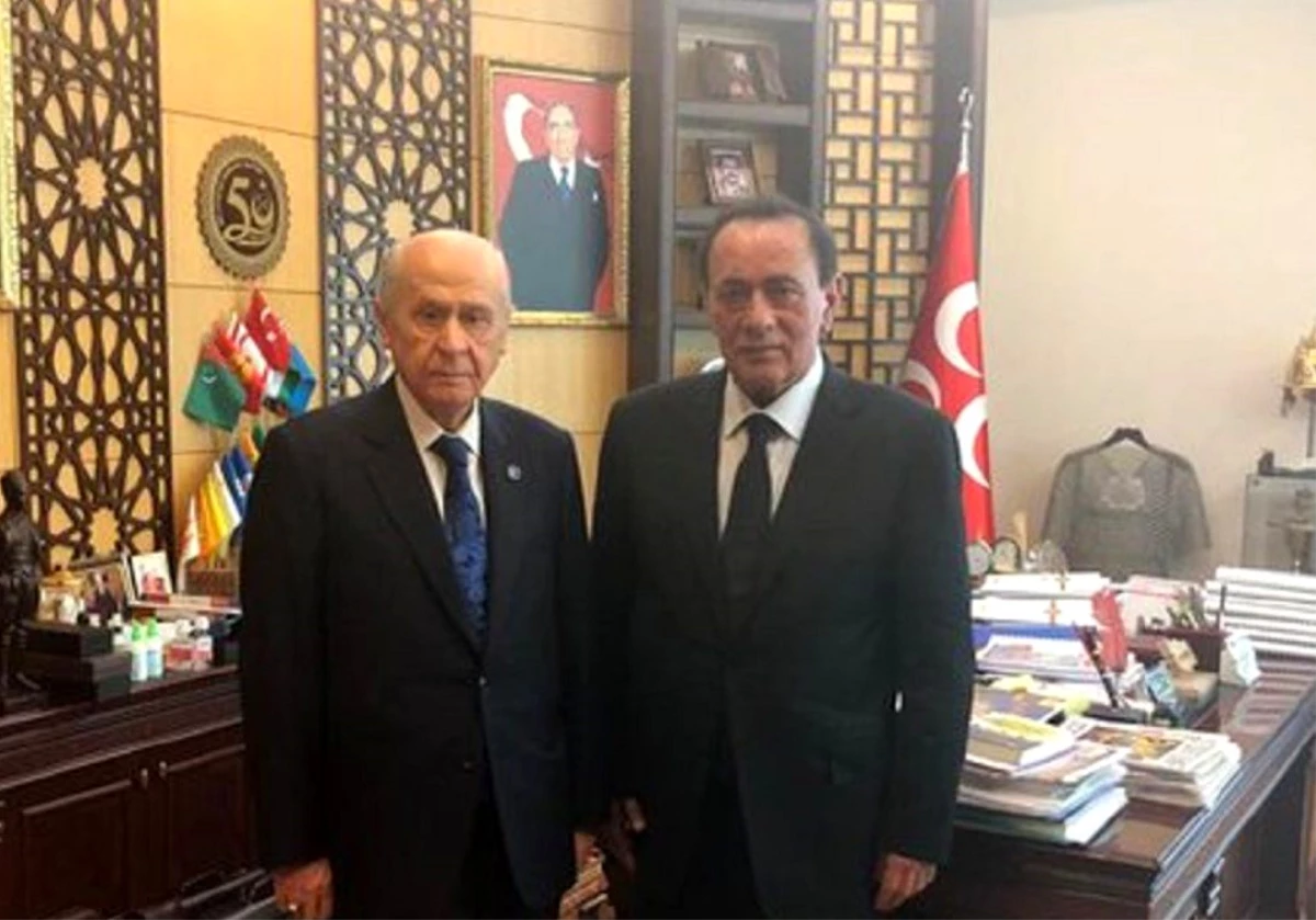 Alaattin Çakıcı, MHP Lideri Devlet Bahçeli\'yi ziyaret etti