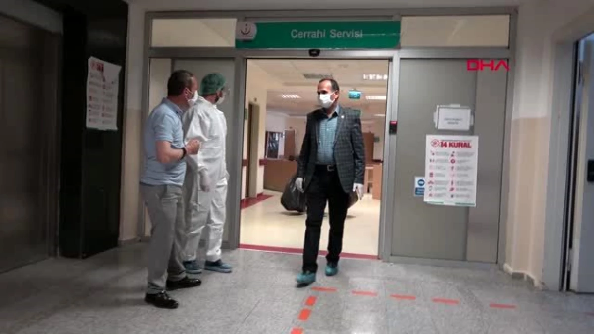 HAKKARİ Koronavirüs tedavisi gören Şemdinli Belediye Başkanı Saklı, taburcu oldu