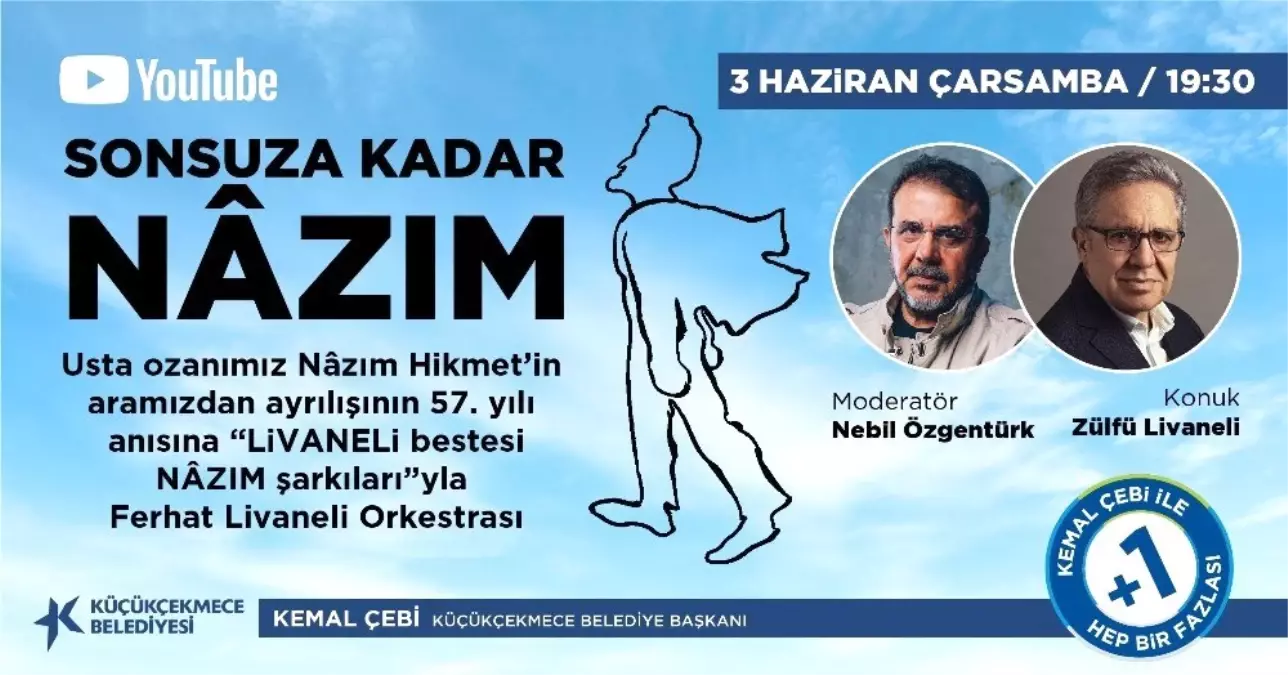 Nazım Hikmet Küçükçekmece\'de anılıyor