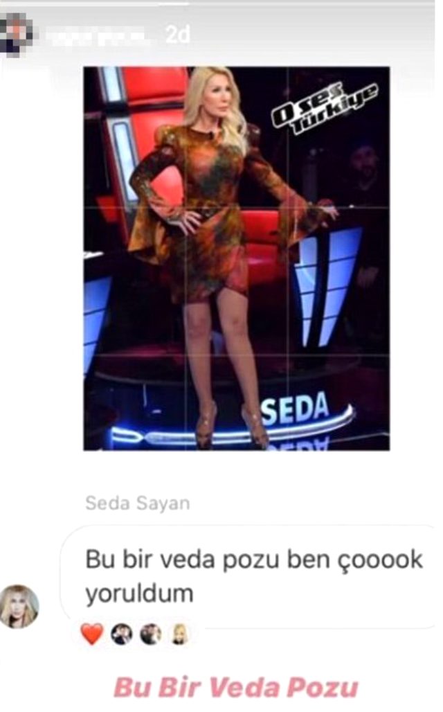 Seda Sayan, O Ses Türkiye jüriliğinden ayrıldı